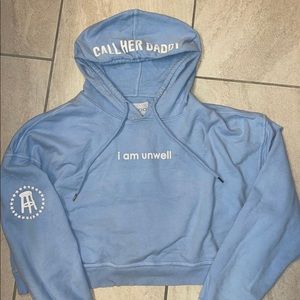 call her daddy sweatshirt cropped